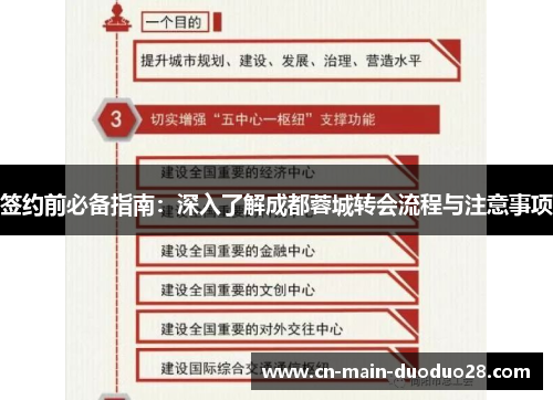 签约前必备指南：深入了解成都蓉城转会流程与注意事项